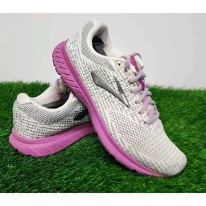 Brooks Revel 3 White Gray Purple Running Shoes Sneakers Womens 9.5 1203021B034